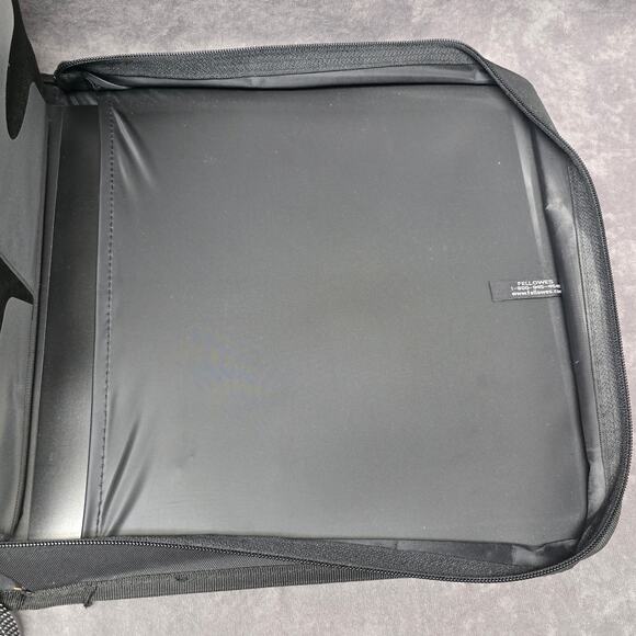 Fellowes Black CD Carrying Case w. Handle Holds 224 DVD CD's Music Movies - Picture 6 of 12
